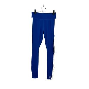 Tory Burch Sport Leggings, Size S, Navy, Black, White Side Stripe
